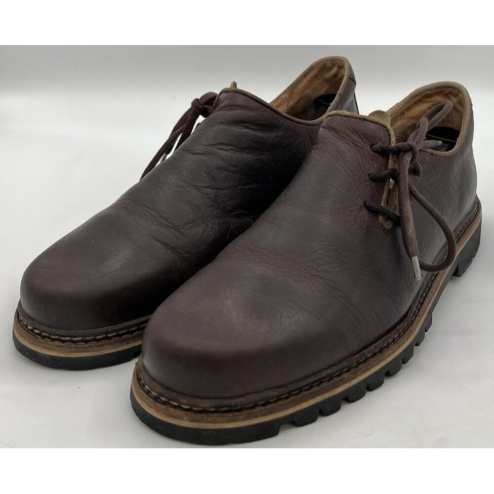Dirndl + Bua Austria Bavarian Haferlschuhe Brown Leather Mens Shoes EU 45 US 12